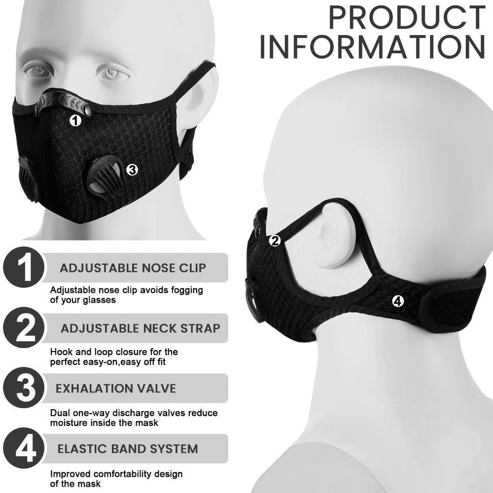 Breathable Ergonomic Dust Mask - Anti Pollution Mask recension och pris