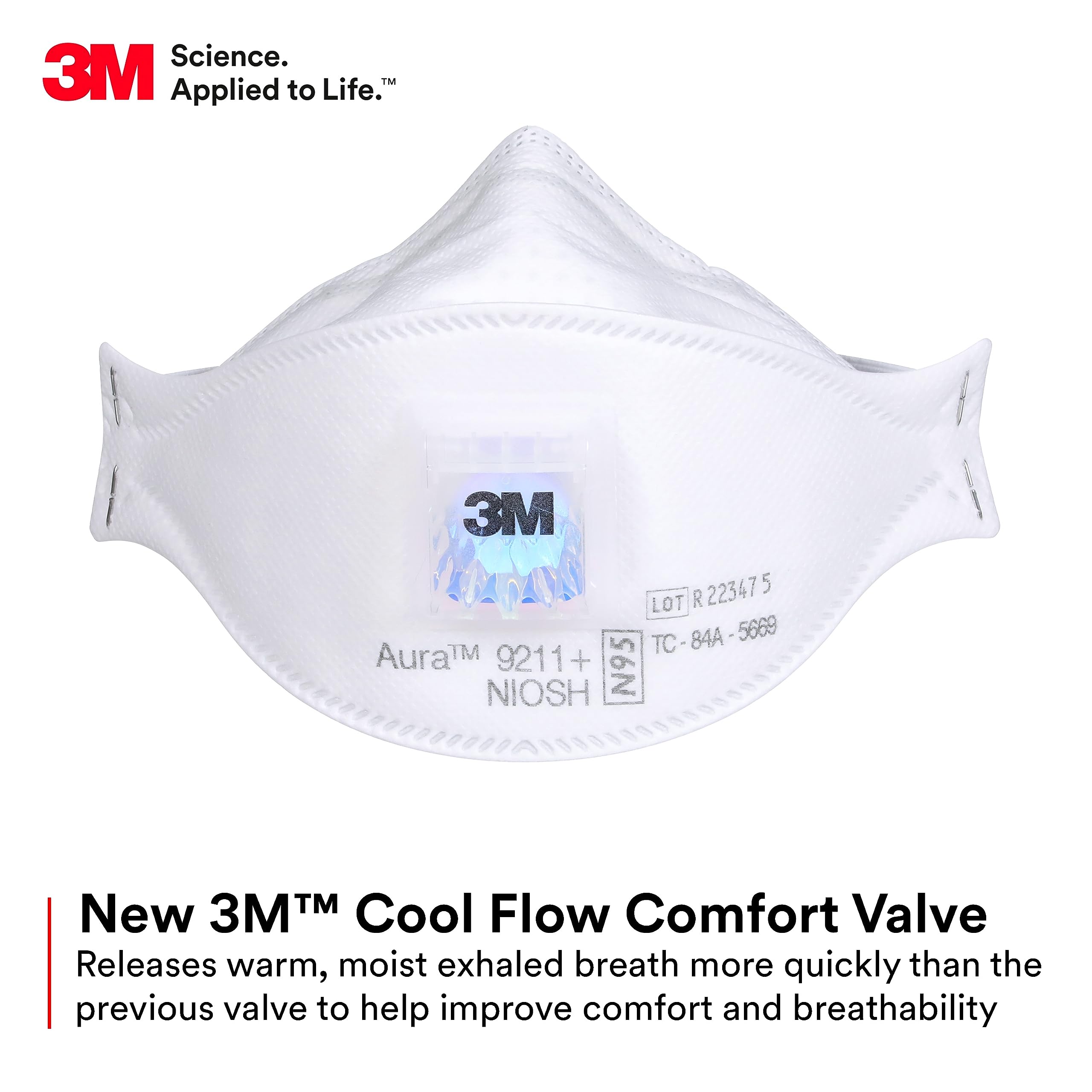 3M Aura 9211+ Particulate Resp - Dust Mask Construction recension och pris