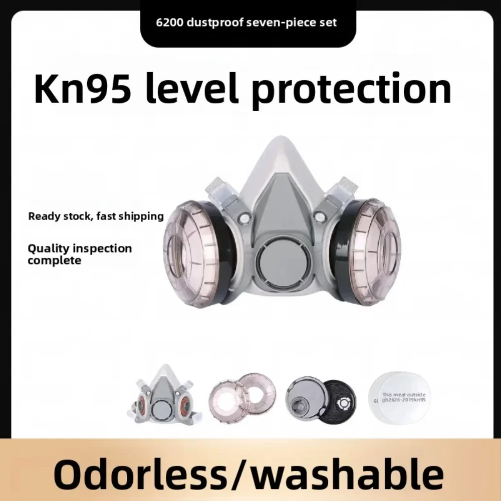 6200 Half Face Respirator Reus - Respirator Half Face recension och pris
