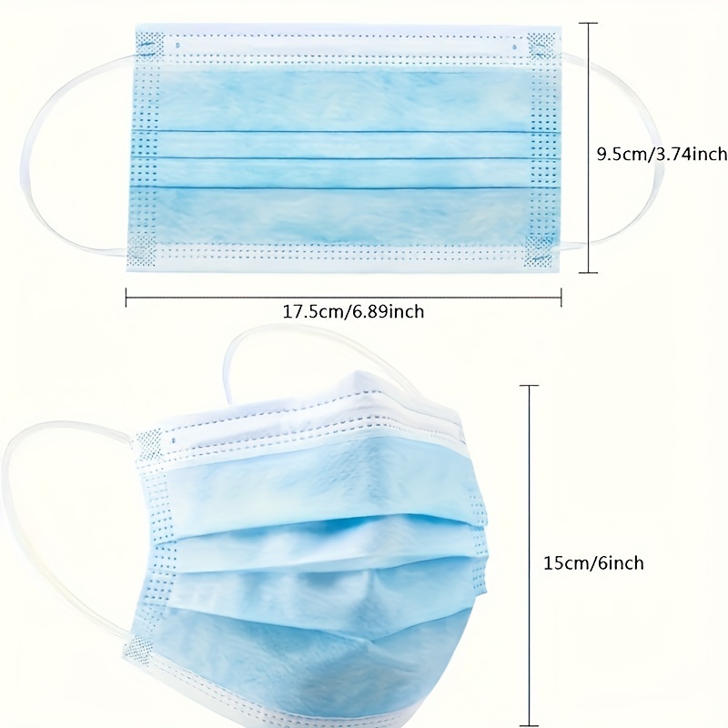 Delivery in 10 Days! 400Pcs Th - Disposable Mask Blue recension och pris
