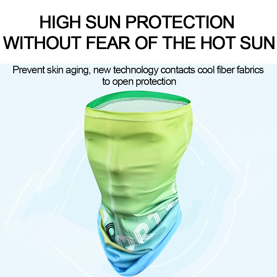 2Pcs Set Summer Ice Silk Cycli - Sports Mask Breathable recension och pris