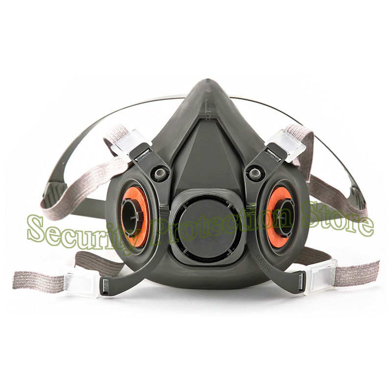 6300 Dust Gas Mask With 6001/6 - Respirator Half Face recension och pris
