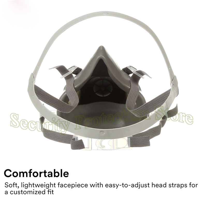 6300 Dust Gas Mask With 6001/6 - Respirator Half Face recension och pris